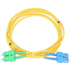 Extralink Patchcord SM SC/UPC-SC/APC Duplex G652D PVC 3.0mm, 2.0m Cene