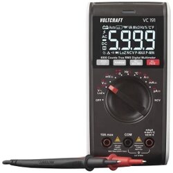Voltcraft VC191 ručni multimetar Kalibriran po (ISO) digitalni CAT III 600 V Zaslon (brojevi): 6000 Cene