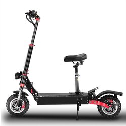 Shengmilo električni skuter boyueda S4-11 5600 w z dvojnim motorjem, največji doseg hitrosti do 85 km/h, 60 v li-baterija, električni skuter, oljna zavora, 11-palčna pnevmatika, (21692252) Cene