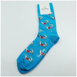 Happy Socks Dokolenke GLASSES Modra Cene