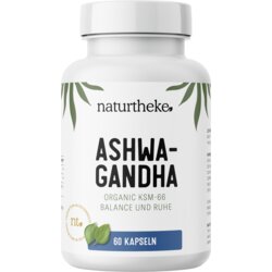 Naturtheke GmbH Bio Ashwagandha KSM66 500 mg - 60 kaps. Cene