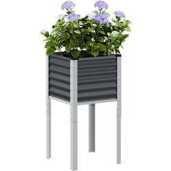 vidaXL Vrtna sadilica antracit 45x45x88 cm čelična Cijene
