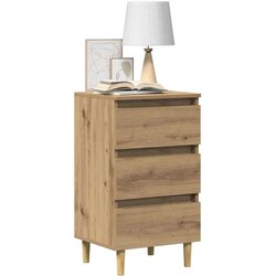 vidaXL Noćni ormarić Artisan hrast 40x35x69 cm izrađeno drvo Cijene