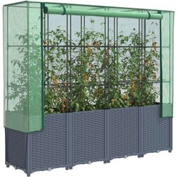  Povišena gredica s pokrovom za staklenik 160 x 40 x 153 cm Cijene