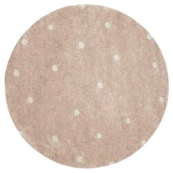 Lorena canals® pralna preproga 140x140 dot rose Cene