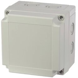 Fibox Enclosure, PC, metric knock-outs Grey cover 6016309 univerzalno kućište 130 x 130 x 100 polikarbonat svijetlosiva (RAL 7035) 1 St. Cene