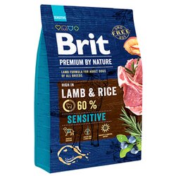 BRIT Premium by Nature Premium by Nature Sensitive Lamb suha hrana za pse, jagnjetina/riž, 3kg Cene
