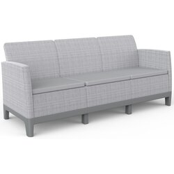 Vrtne mize, stoli in garniture SCANDI FORMA 3 SEDEŽNA SOFA – Pepelno siva/Storm siva Cene
