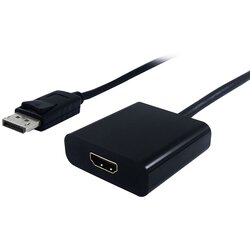 Secomp DisplayPort / HDMI adapterski kabel DisplayPort vtič\, HDMI-A vtičnica 0.15 m črna 12.99.3162 DisplayPort kabel, (20419549) Cene