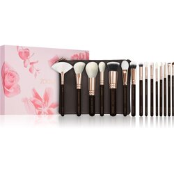 ZOEVA The Artists Brush Set Rose Golden Edition potovalni set čopičev s torbico Cene