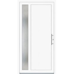 PANTO pvc vhodna vrata K011 bela 100 cm x 200 cm desno Cene
