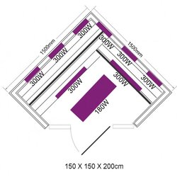 Sanotechnik infrardeča kabina/savna deluxe (J21150) Cene