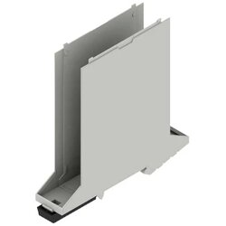 Weidmüller CH20M22 B AGY/BK 3747 osnovni element kućišta za profilnu šinu zatvoreno, sa prorezima za provjetravanje, za montažu na din-letvu 22.5 x 109.3 plastika siva 10 St. Cene
