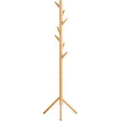 House Nordic Bambusov obešalnik v naravni barvi ø 50x163 cm Wanaka – Cene
