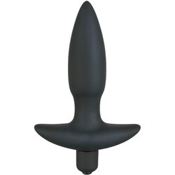 Black Velvets Silicone Vibrating Plug Small Cene