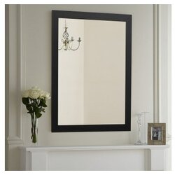 Hanah home ogledalo framed black Cene