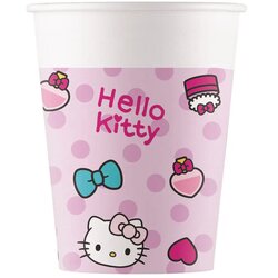 Procos Hello Kitty 8-delni komplet papirnatih kozarcev 200ml Cene
