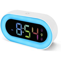 SEUTGJIE otroška digitalna budilka z RGB nočno lučko Cene