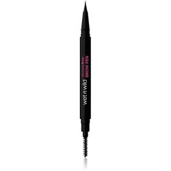 Wet'n wild Ultimate Brow Pen tekoče črtalo za obrvi odtenek Dark Brown 0.5 ml Cene