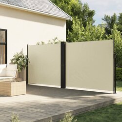 vidaXL Uvlačiva bočna tenda krem boje 160 x 600 cm Cijene
