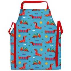 Rex London Bombažen otroški predpasnik Sunny Sausage Dog – Cene