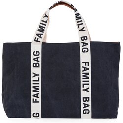 Childhome Family Bag Canvas Black putna torbica 55 x 40 x 18 cm 1 kom Cene