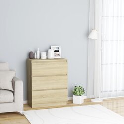 vidaXL Komoda boja hrasta sonome 60 x 35 x 76 cm od konstruiranog drva Cijene