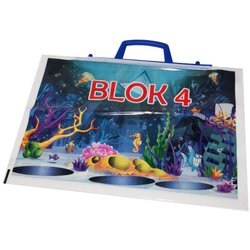Optimum KESA ZA BLOK SA PLASTIČNIM RUČKAMA BR.4 Cene