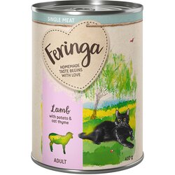Feringa Single Meat meni 6 x 410 g - Jagnjetina s krompirjem & mačjim vrednikom Cene