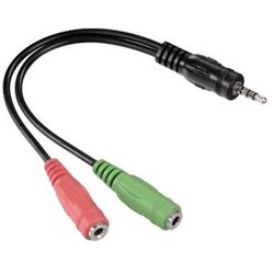 Hama 54573 3.5mm na 2x3.5mm M/Ž Adapter audio kabal Cene