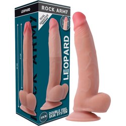 ROCK ARMY dildo rockarmy dual density leopard (23 cm) Cene