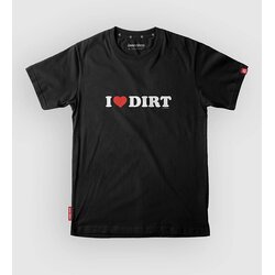 Loose Riders I Heart Dirt Tech Tee black Cene