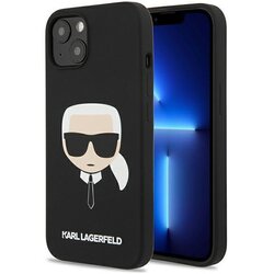 Apple Ovitek Karl Lagerfeld HC Silicone K.Head iPhone 13 Pro Black Cene