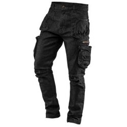 Neo Radne hlače DENIM s 5 džepova, crne 81-233 Cene