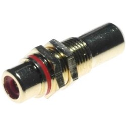 LYNDAHL RCA audio adapter [1x ženski cinch konektor - 1x ženski cinch konektor] zlatna, crvena Cene