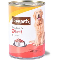 Lovepet Hrana za pse goved.lim Love Pet 415g Cene