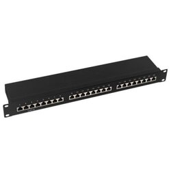 Owire Patch panel 19"/1U Cat6A/FTP/24 port Cene