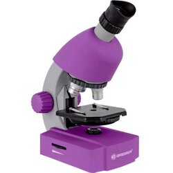 Bresser Optik violet dječji mikroskop monokularni 640 x iluminirano svjetlo Cene