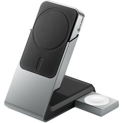 ALOGIC Matrix+ 3-in-1 Magnetic Charger+Power Bank+AW Puk grey Cene