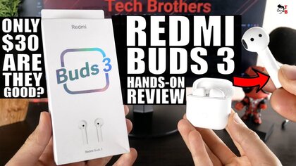 Xiaomi redmi buds 3 video test