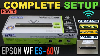 Epson WorkForce ES-60W video test