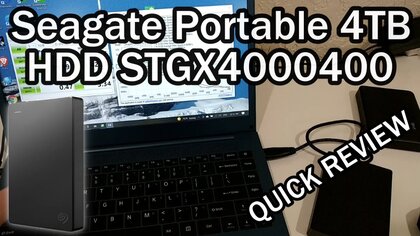 Seagate Portable 4TB External Hard Drive video test