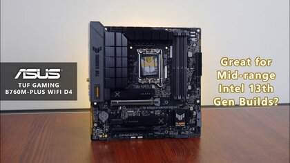 Asus Tuf Gaming B760M-PLUS video test