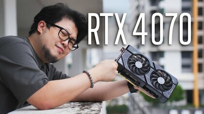 Asus nVidia GeForce RTX 4070 video test