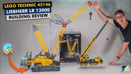 Lego Technic 42146 Liebherr video test