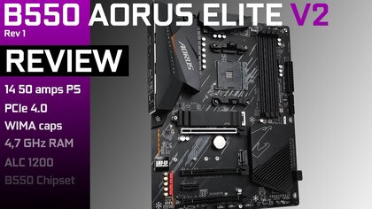 Gigabyte b550m video test