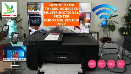 Canon Pixma TR4650 video test