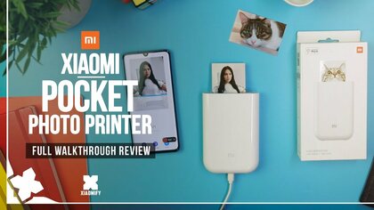 Xiaomi mi Portable Photo Printer video test