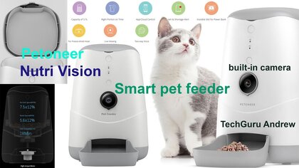 Petoneer smart pet feeder video test