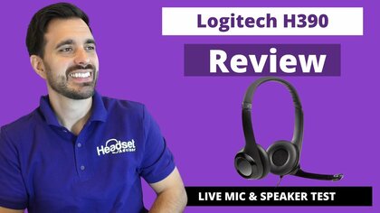 Logitech h390 video test